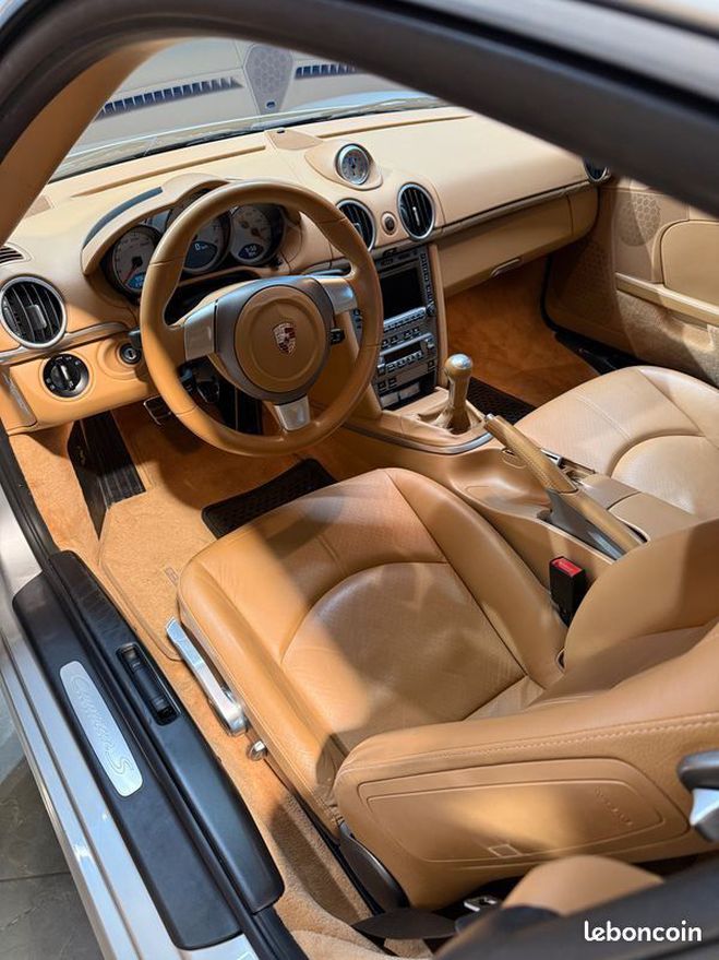 Porsche Cayman (987) (2) 3.4 295 S Garantie 12 mois - Gris de 2006