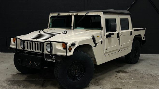 Cliquer pour voir la photo suivante Hummer H1 Bâché 6.5 V8 4WD Blanc de 1995