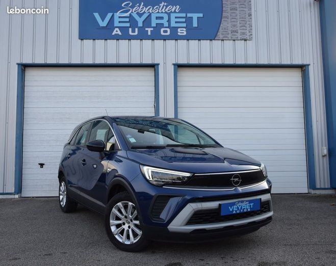 Cliquer pour voir la photo suivante Opel Crossland X 1.2 Turbo 110 ELEGANCE 2022 33026 Kms Bleu de 2022