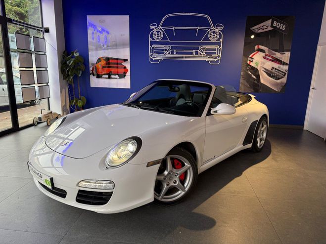 Porsche 911 CARRERA CABRIOLET 997 S 3.8i 385 PDK / E Blanc de 2010