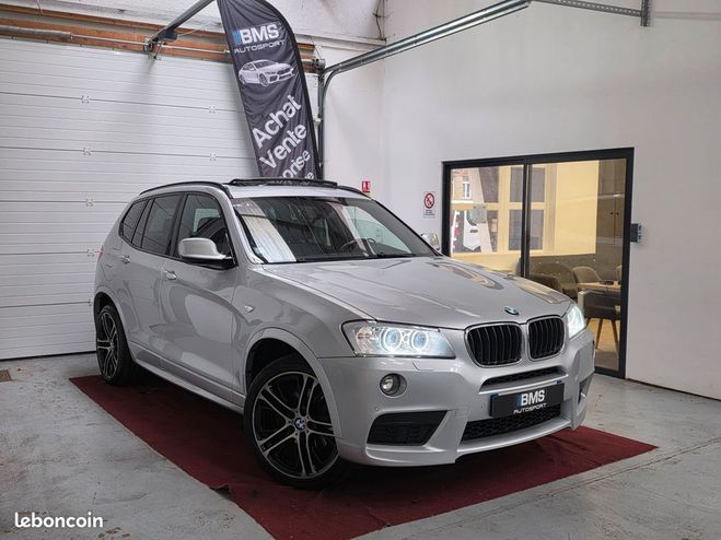 Cliquer pour voir la photo suivante BMW X3 xDrive20d Pack M Sport Design BVA8 FULL Gris de 2013