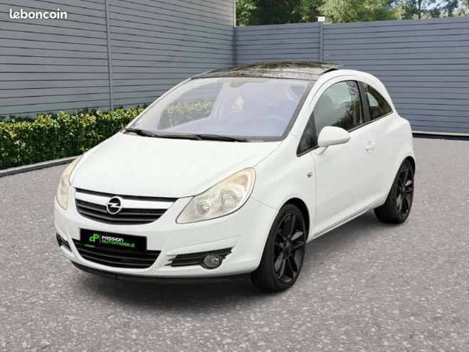 Opel Corsa D 1,4L TOIT OUVRANT PANO Blanc de 2008