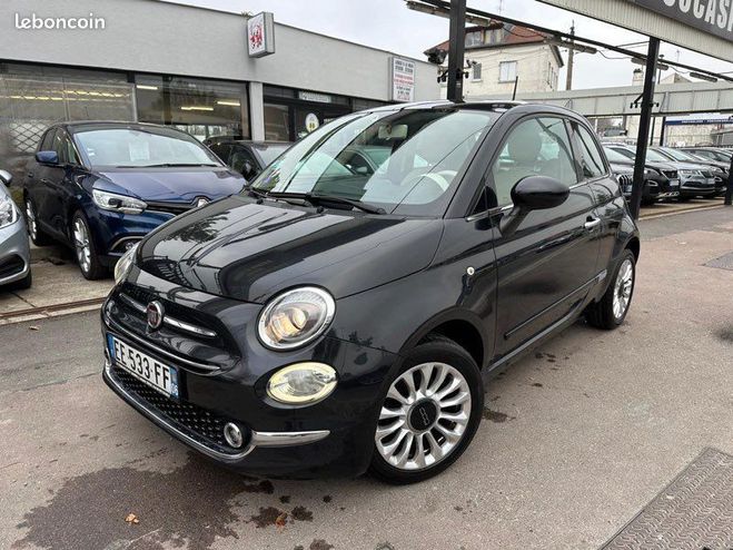 Fiat 500 (2) 1.2 69ch Lounge 2016 Noir de 2016