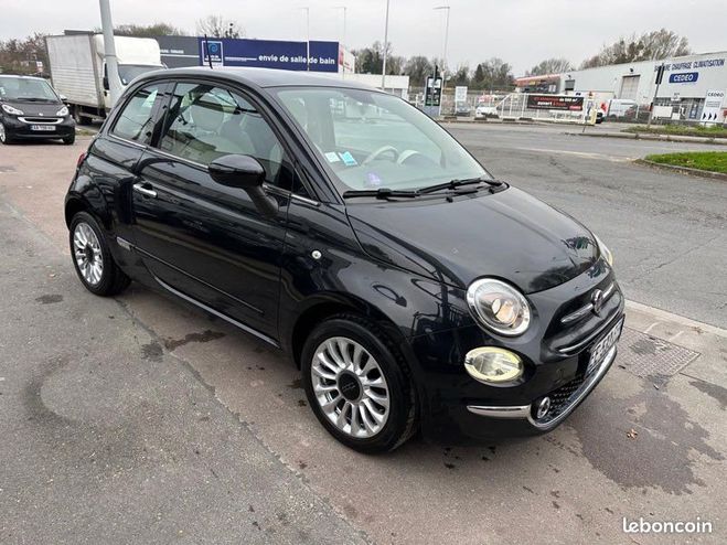 Fiat 500 (2) 1.2 69ch Lounge 2016 Noir de 2016