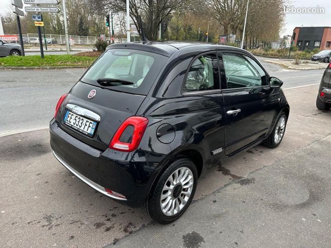 Fiat 500 (2) 1.2 69ch Lounge 2016 Noir de 2016