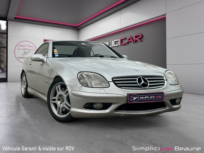Cliquer pour voir la photo suivante Mercedes Classe SLK CLASSE R 170 32 AMG A HISTORIQUE ENTRETI Gris de 2002