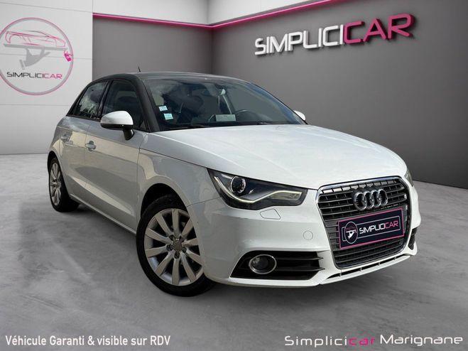 Cliquer pour voir la photo suivante Audi A1 Sportback 1.6 TDI 90 Ambition siege chau Blanc de 2014