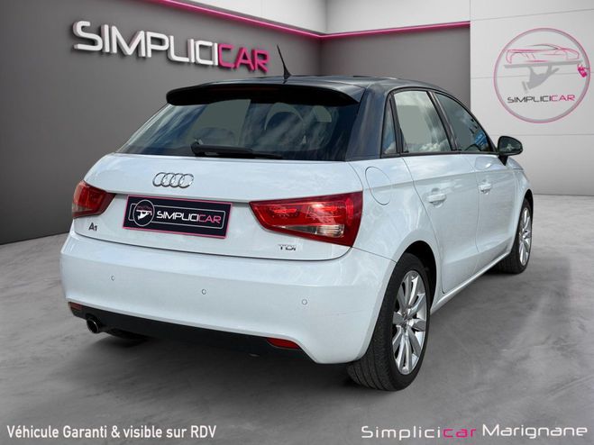 Audi A1 Sportback 1.6 TDI 90 Ambition siege chau Blanc de 2014
