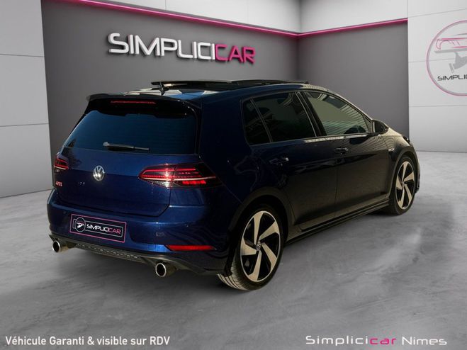 Volkswagen Golf 7 2.0 TSI 245 DSG7 GTI Performance Toit  Bleu de 2019