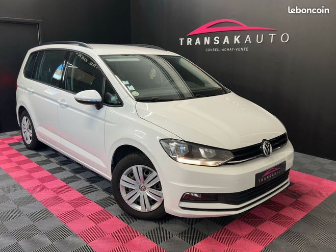 Cliquer pour voir la photo suivante Volkswagen Touran 1.6 TDI 115 BMT 5pl Confortline SECONDE Blanc de 2018