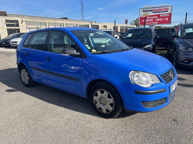 Volkswagen Polo IV (2) 1.2 60 UNITED 5P TRS FIABLE ENTR Bleu de 2009