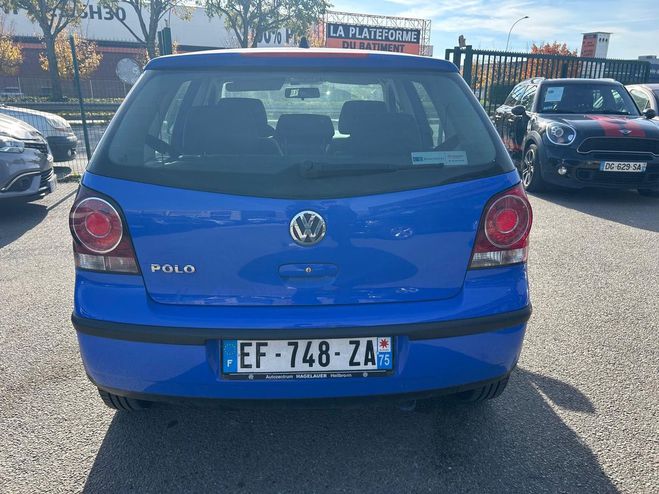 Volkswagen Polo IV (2) 1.2 60 UNITED 5P TRS FIABLE ENTR Bleu de 2009