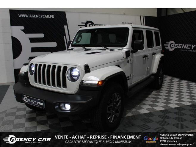 Cliquer pour voir la photo suivante Jeep Wrangler 2.0i T 4xe - 380 - BVA 4x4 2018 Unlimite BLANC de 2021