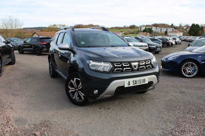 Cliquer pour voir la photo suivante Dacia Duster III PRESTIGE 115 CV 1L5 BLUEDCI BOITE 6V Gris Comète de 2022