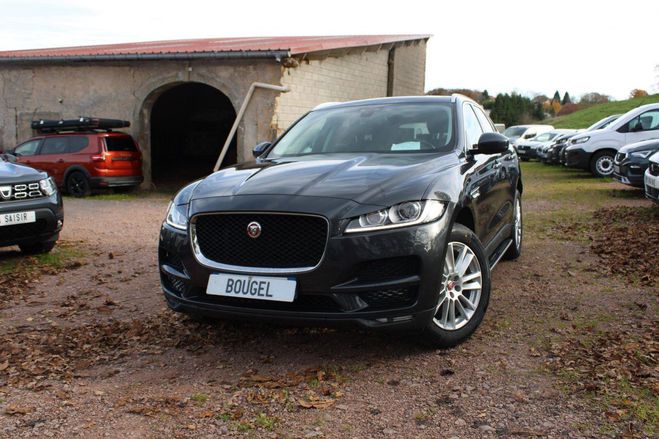 Cliquer pour voir la photo suivante Jaguar F Pace 2LD 180 CV PORTFOLIO 4X4 GPS 3D CAMÉRA T Gris Carbone de 2017