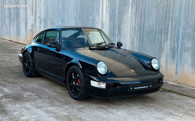 Porsche 911 964 Carrera 4 1990 Moteur refait Noir de 1990