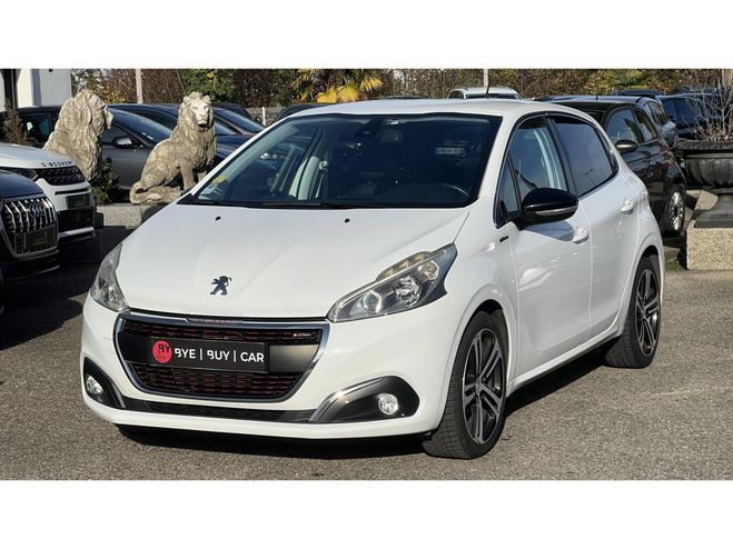 Cliquer pour voir la photo suivante Peugeot 208 1.6 BlueHDi S&S - 100 BERLINE GT Line - BLANC de 2015
