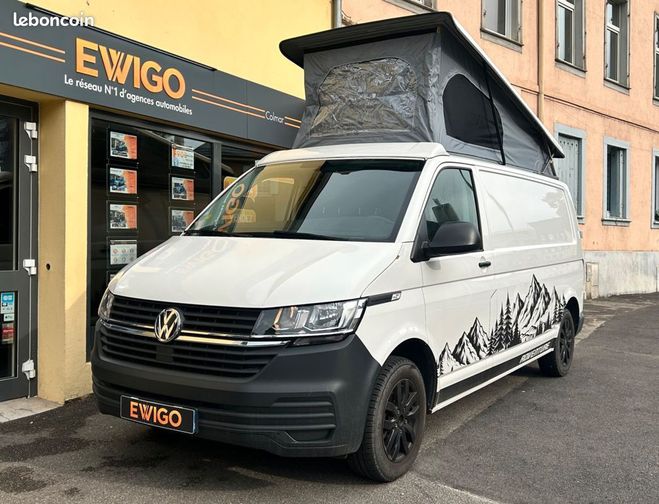 Cliquer pour voir la photo suivante Volkswagen Transporter vu t6 type california fourgon 2.0 tdi 15 Blanc de 2019
