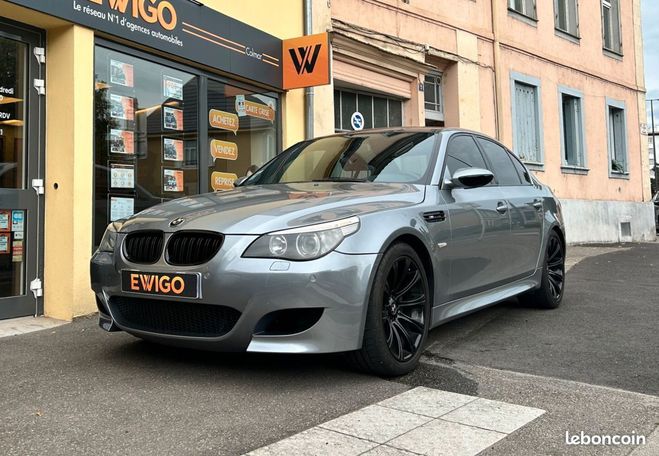 Cliquer pour voir la photo suivante BMW M5 e60 5.0 i 505 blue smg bva garantie 6 mo Gris de 2005