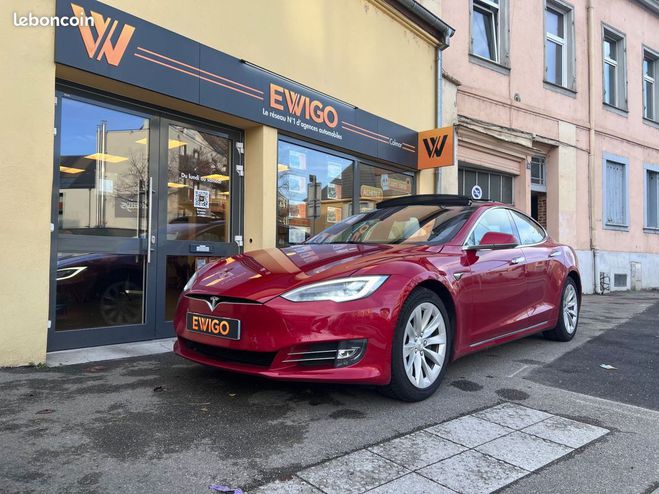 Cliquer pour voir la photo suivante Tesla Model S model-s 100d electric 420 215ppm 100kwh Rouge de 2018
