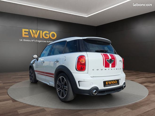 Mini Countryman 2.0 sd 145 cooper john works all4 garant Blanc de 2014