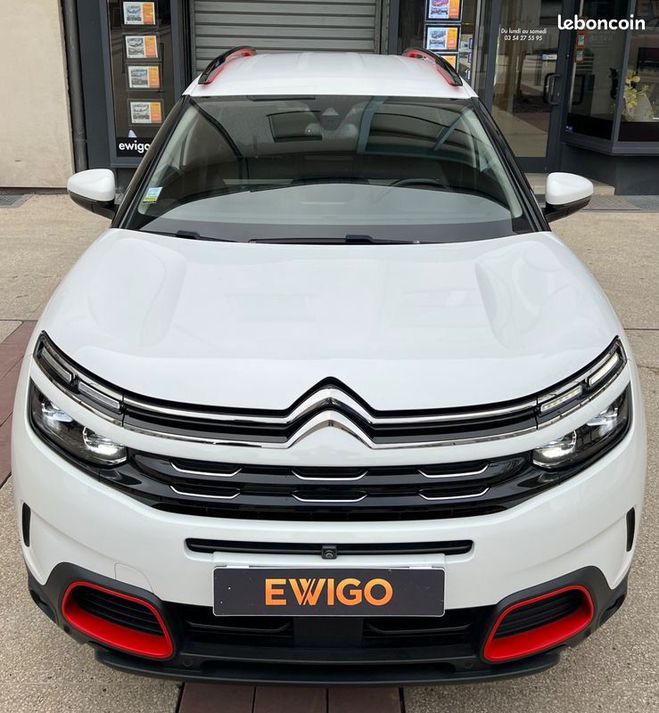 Citroen C5 Aircross 1.5 bluehdi 130ch shine eat8 en Blanc de 2020