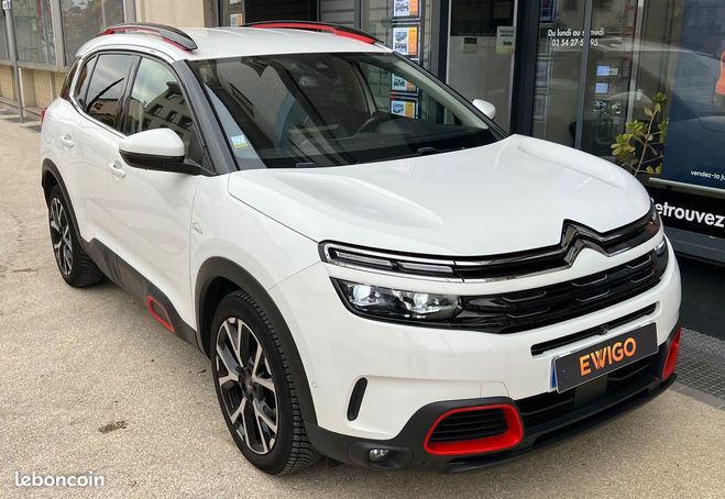 Citroen C5 Aircross 1.5 bluehdi 130ch shine eat8 en Blanc de 2020