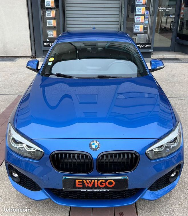 BMW Serie 1 f21 lci 120d 190ch m sport shadow pack g Bleu de 2019