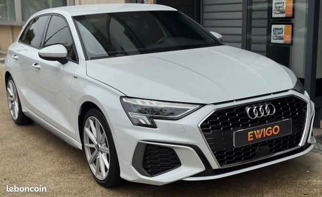 Audi A3 Sportback 2.0 35 tdi 150ch s line s-tron Blanc de 2023