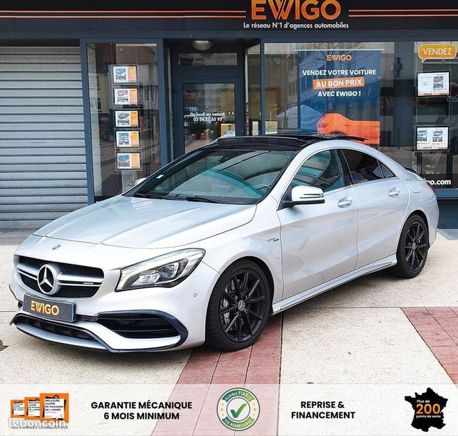 Cliquer pour voir la photo suivante Mercedes Classe CLA Classe coupe 2.0 45 380 amg 4matic speed Gris de 2017