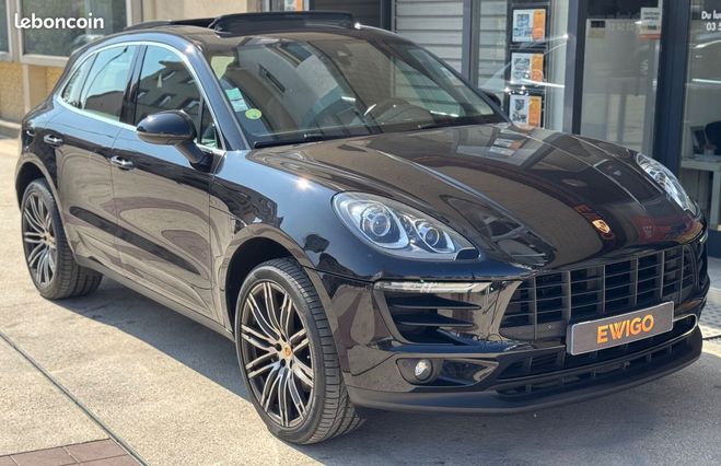 Porsche Macan s 3.0 v6 258ch pdk bva Noir de 2016
