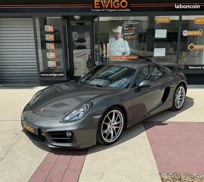 Cliquer pour voir la photo suivante Porsche Cayman 981 2.7 275ch pdk bva aileron gt4 entret Gris de 2013
