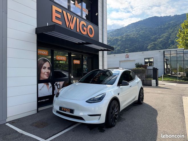 Cliquer pour voir la photo suivante Tesla Model Y 515ch 75kwh performance autopilot eap Blanc de 2023