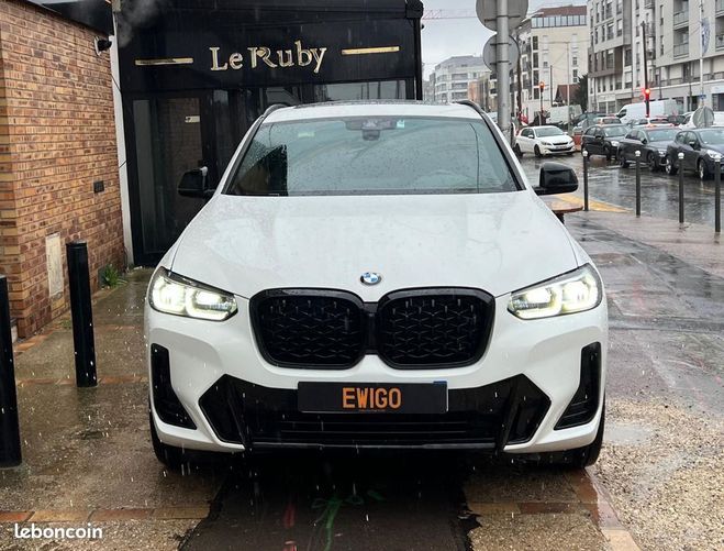 BMW X4 m-sport xdrive 2.0 d 190 ch mhev bva toi Blanc de 2022
