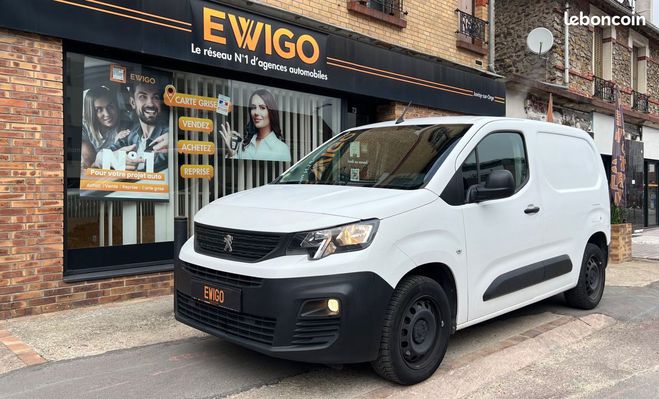 Cliquer pour voir la photo suivante Peugeot Partner vu fourgon 1.5 bluehdi 130 1000kg l1 m g Blanc de 2020