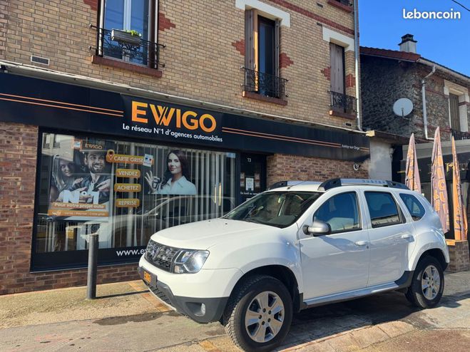 Cliquer pour voir la photo suivante Dacia Duster 1.5 dci 110 ch prestige 4x2 radar de rec Blanc de 2016