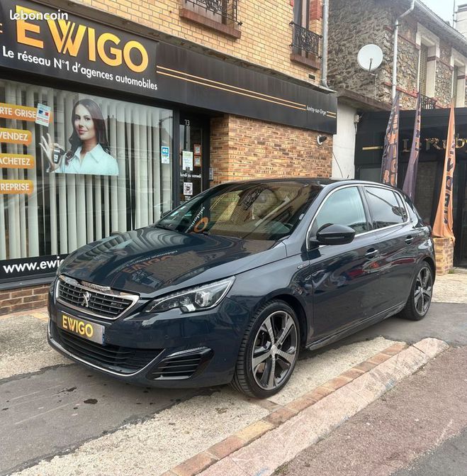 Cliquer pour voir la photo suivante Peugeot 308 gt 2.0 bluehdi 180 ch bva carplay front Bleu de 2016