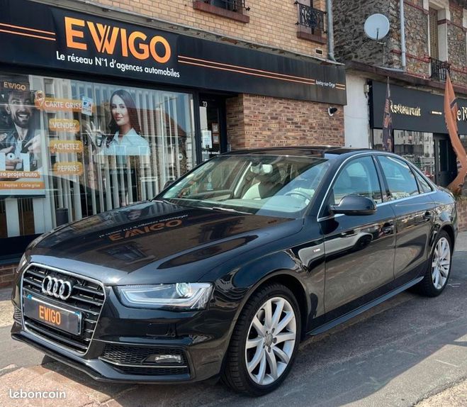Cliquer pour voir la photo suivante Audi A4 2.0 tdi 177 ch ambition luxe s-line bva Noir de 2014