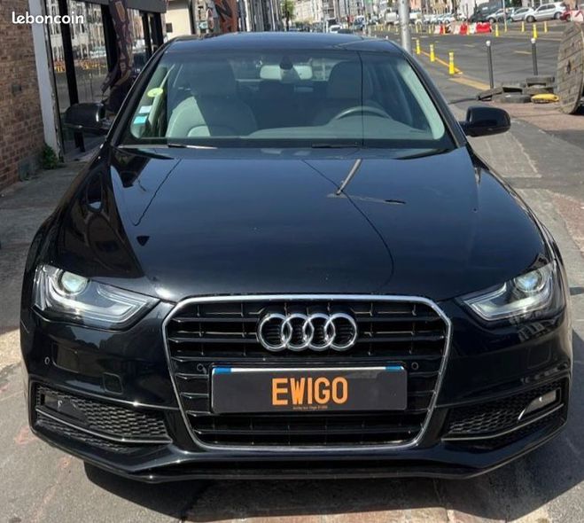 Audi A4 2.0 tdi 177 ch ambition luxe s-line bva  Noir de 2014