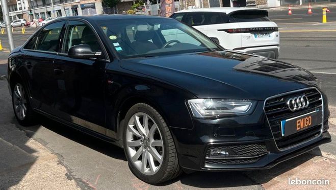 Audi A4 2.0 tdi 177 ch ambition luxe s-line bva  Noir de 2014