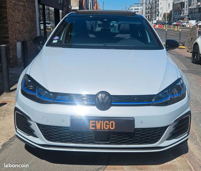 Volkswagen Golf gte 204ch hybrid toit panoramique carpla Blanc de 2018