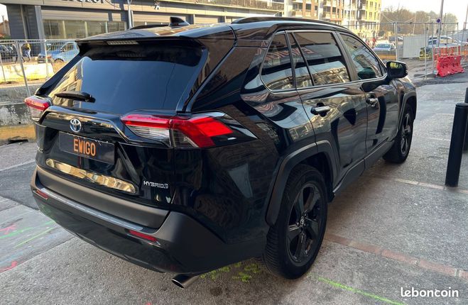 Toyota RAV 4 rav-4 2.5 vvt-ie 218 ch hybrid lounge 2w Noir de 2019