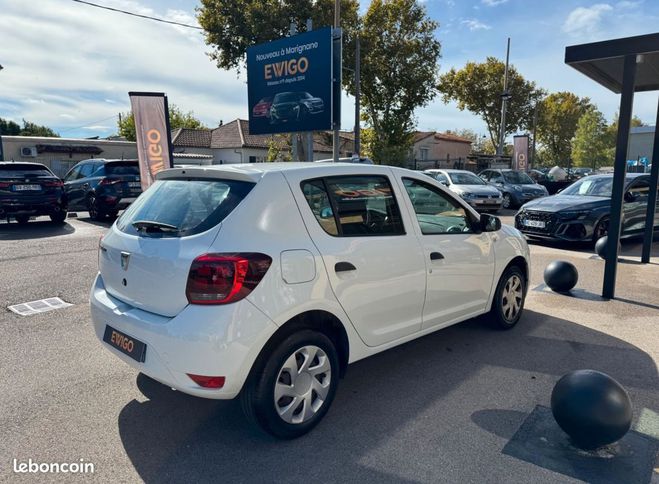 Dacia Sandero 1.0 sce 75ch essentiel Blanc de 2019