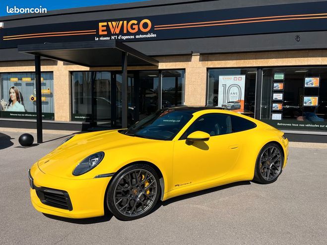 Cliquer pour voir la photo suivante Porsche 911 coupe vi (992) 3.0 450ch s pdk my20 pdcc Jaune de 2019