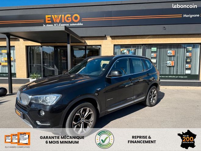 Cliquer pour voir la photo suivante BMW X3 2.0 d 190 x line xdrive bva Noir de 2017