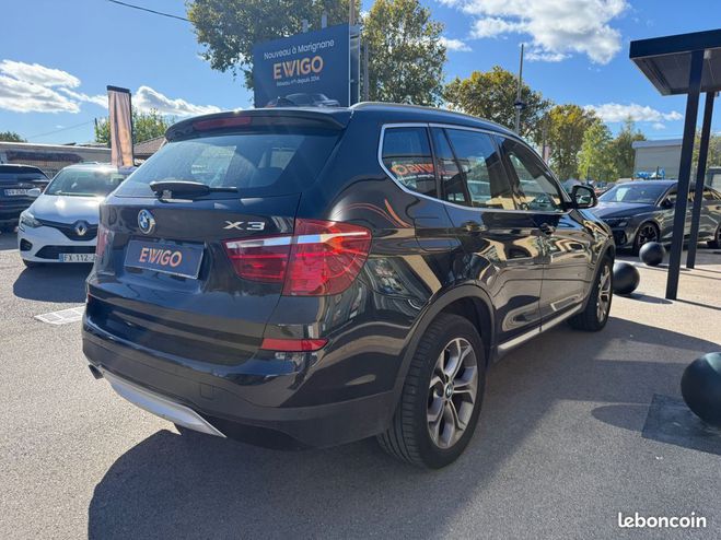 BMW X3 2.0 d 190 x line xdrive bva Noir de 2017