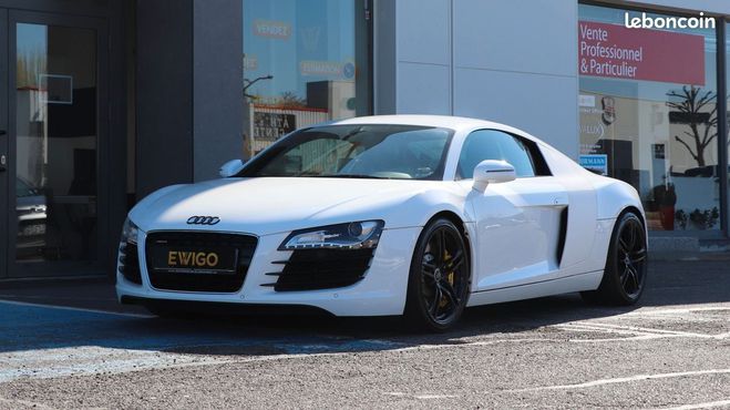 Cliquer pour voir la photo suivante Audi R8 coupe 4.2 fsi 420ch quattro bva alcantar Blanc de 2008