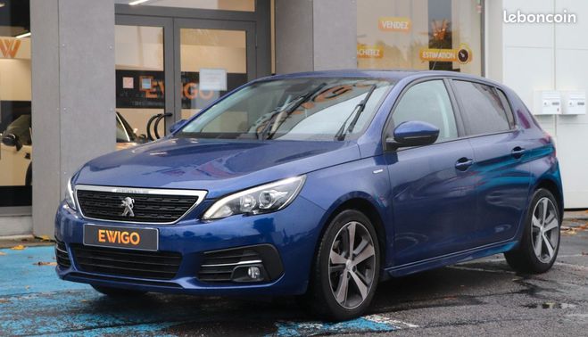 Cliquer pour voir la photo suivante Peugeot 308 1.2 110 cv style carplay camera distri o Bleu de 2019