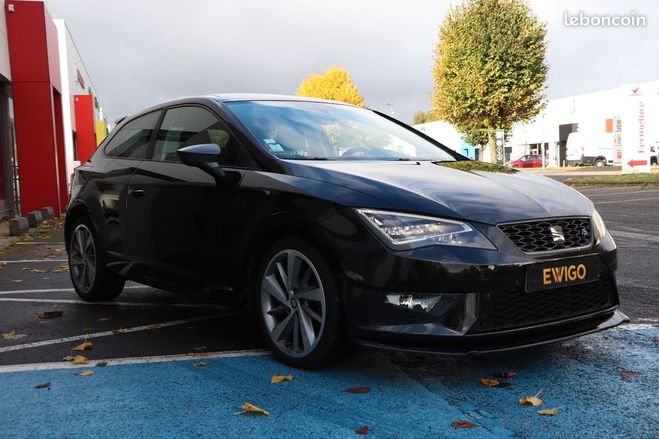 Seat Leon SC 2.0 tdi 150 fr black aero dsg bva Noir de 2014