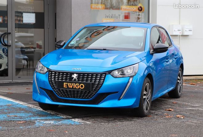 Cliquer pour voir la photo suivante Peugeot 208 1.2 pt 100 cv allure eat bva Bleu de 2022